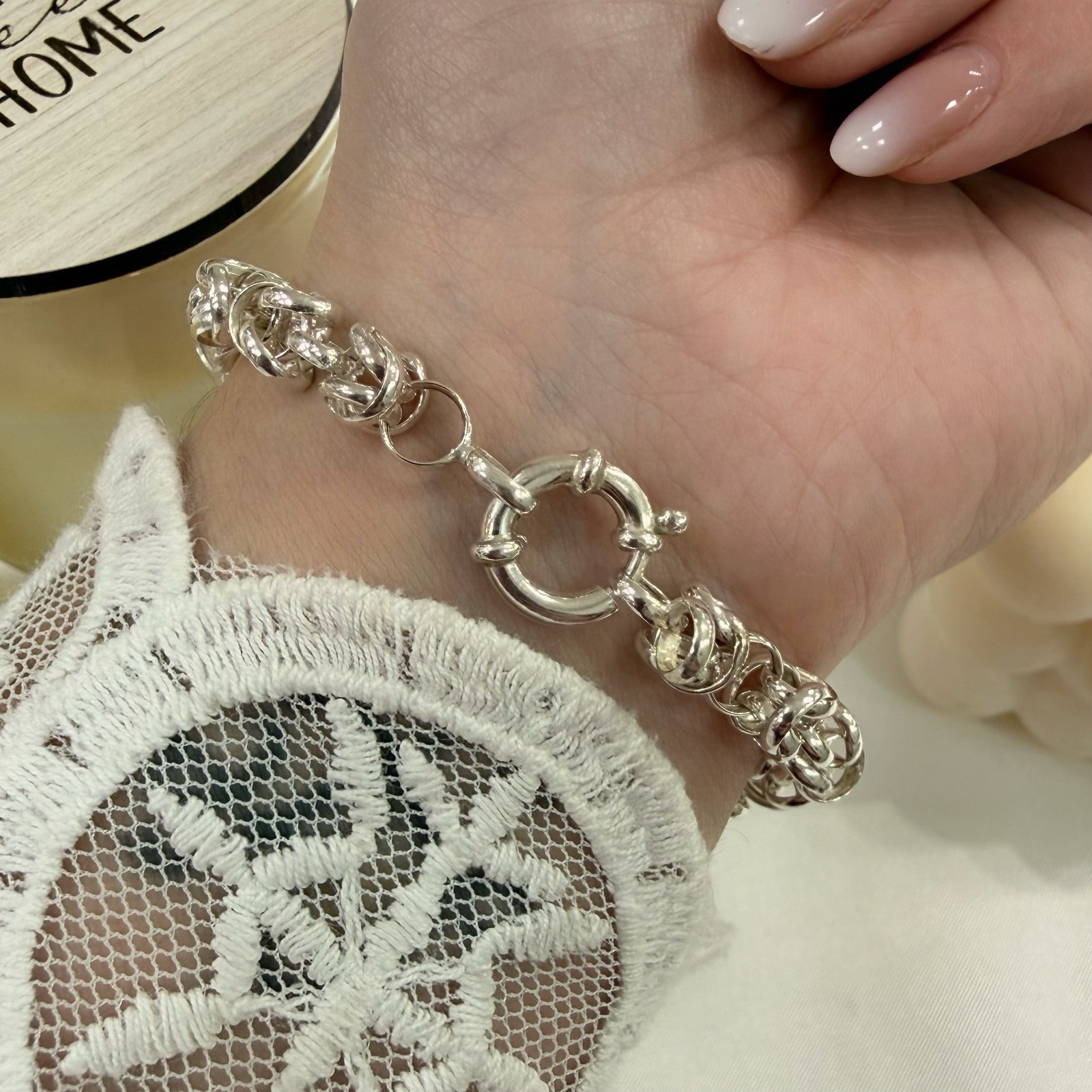 Pulsera eslabon punto peruano Hilo 2