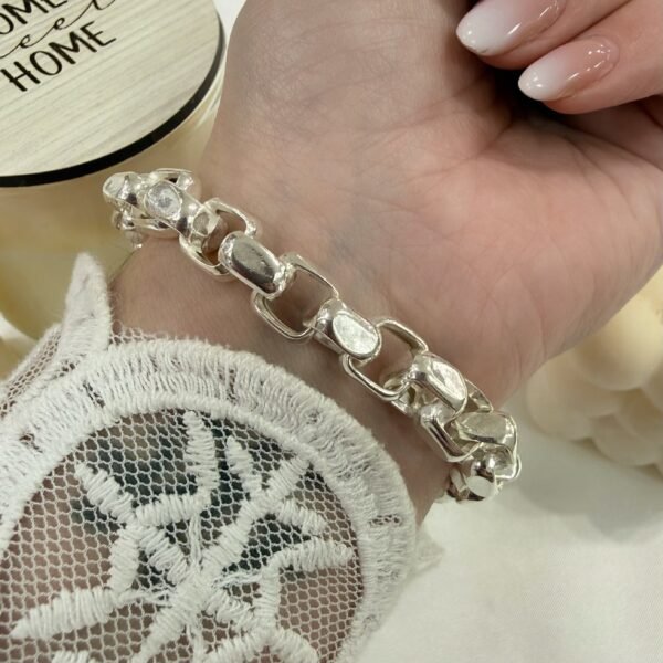 Alternative view of Pulsera eslabon Rolo Cuadrada Hilo 2