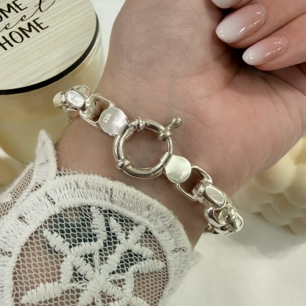 Pulsera eslabon Rolo Cuadrada Hilo 2