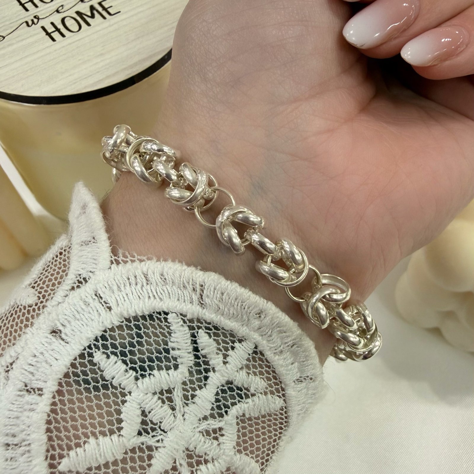 Pulsera eslabon punto peruano Hilo 5 - Image 2