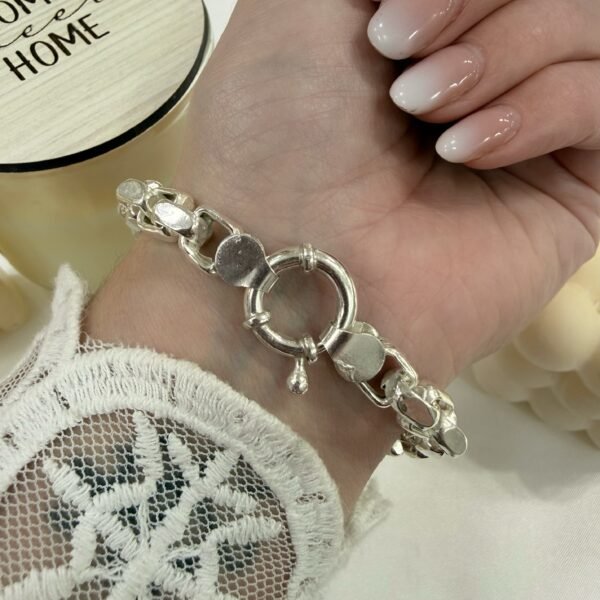 Pulsera eslabon Rolo Cuadrada Hilo 1