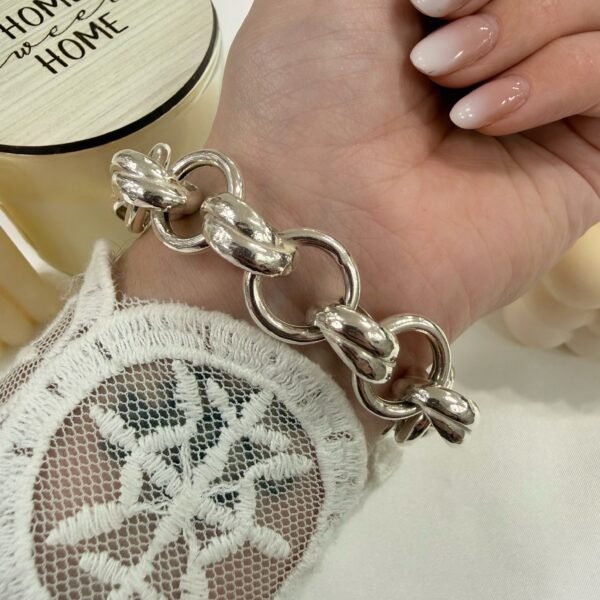 Alternative view of Pulsera eslabon Doble Rolo 2