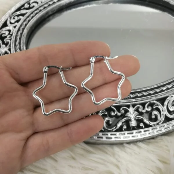 Argollas en forma de estrella sales