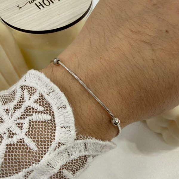 pulsera cola rata con bolitas a.b outlet