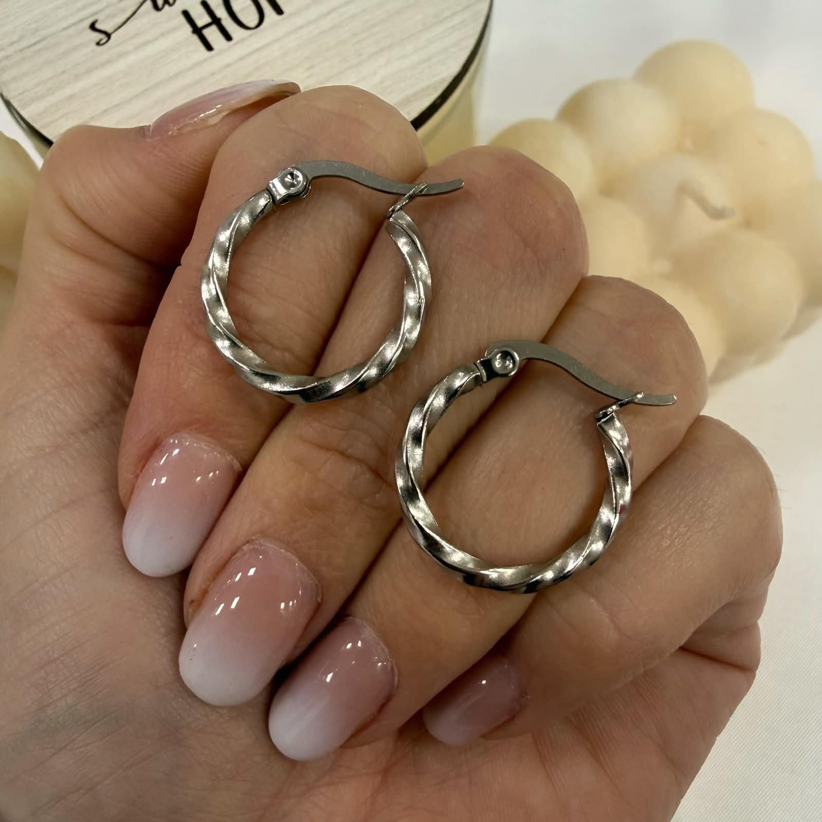 aros argollas torzadas a.q outlet