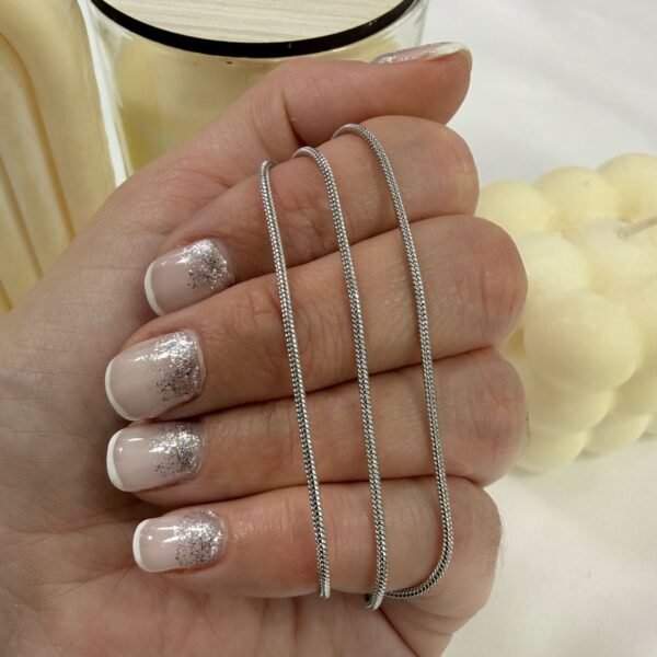 Cadena Cola De Rata  finas x 50cm