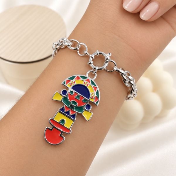 Pulsera Importada Tourbillon Azteca Totem c/ cierre marinero