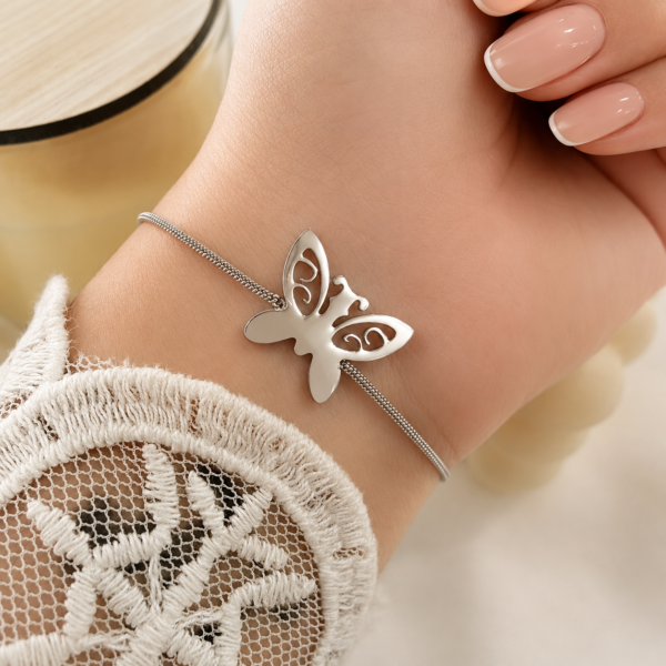 a Pulsera cola rata mariposa a.q
