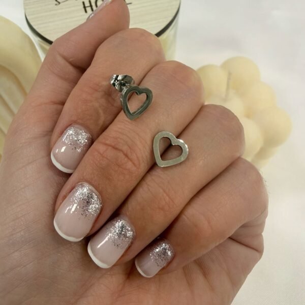 argollas b forma corazon