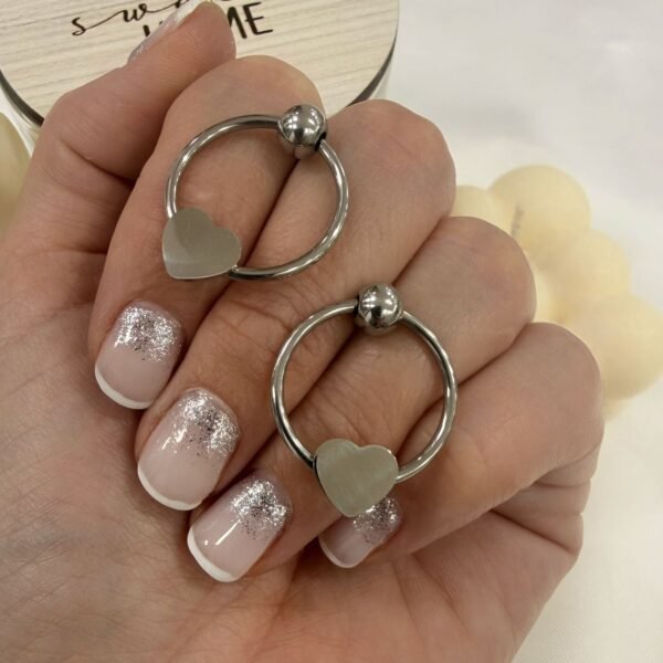 argollas corazon diseño