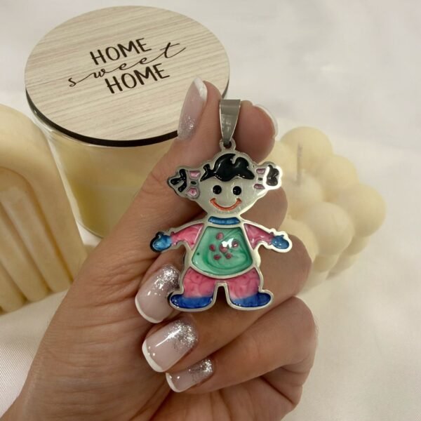 a dije nena esmaltada