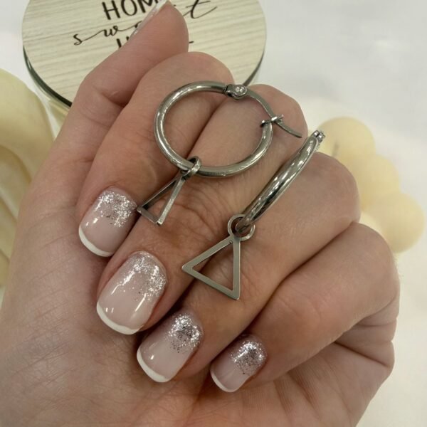 argollas con dije diseño