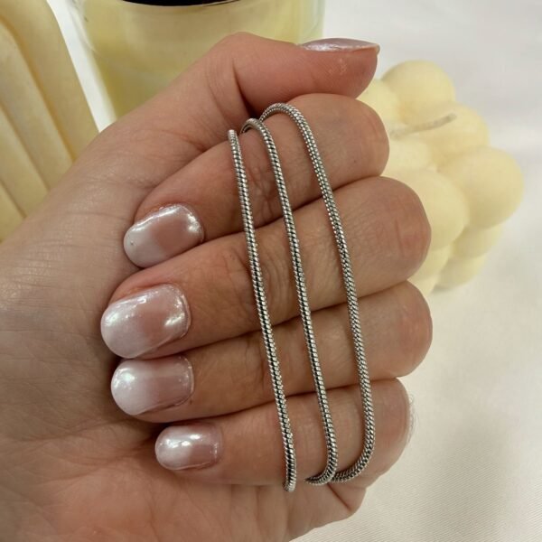 Cadena Cola De Rata  medianas x 45cm