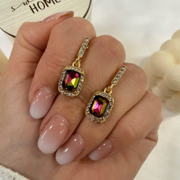Alternative view of aros a argollas Acero dorado mod 36