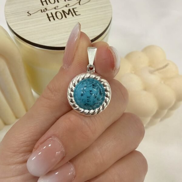 dije redondo stone (colores varios)