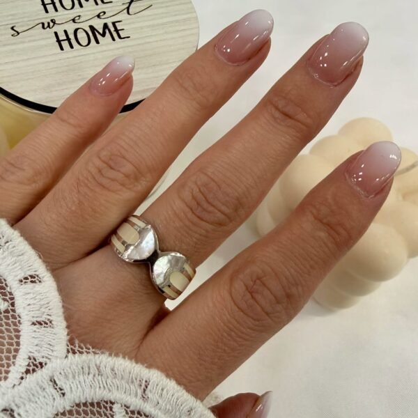 Anillo nacar rubold white