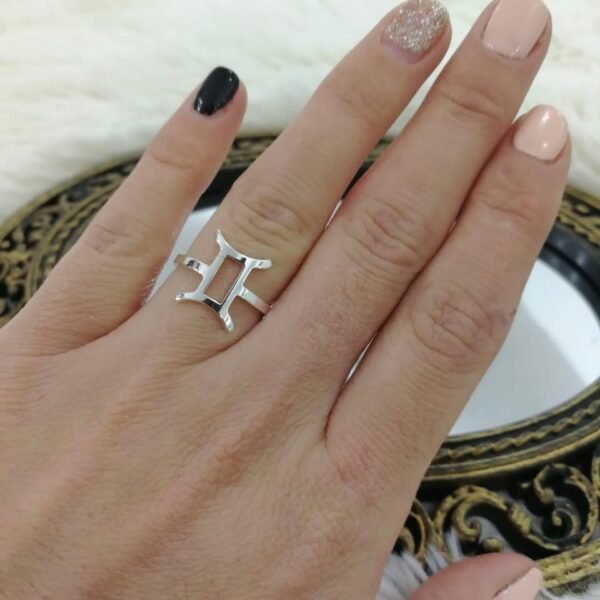 Anillo signo Geminis