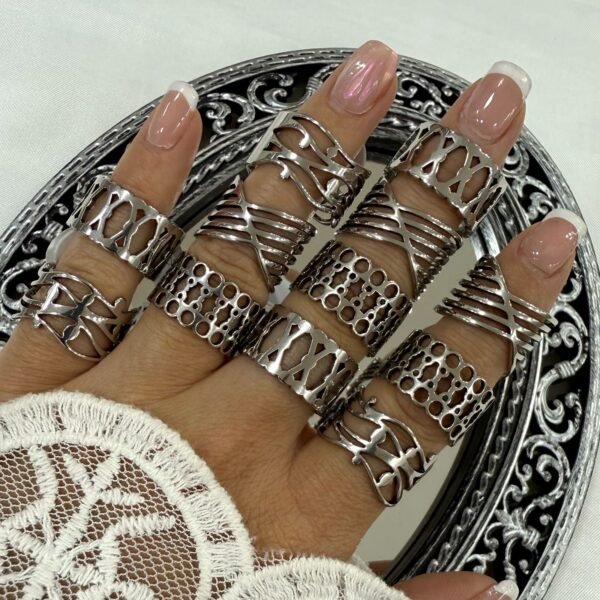 a a kit x 12 anillos surtidos talles variados modelo 3 a.q