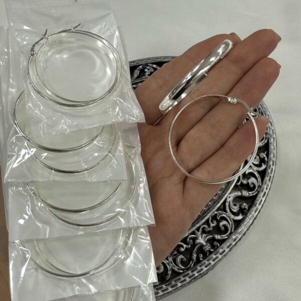 a a blister kit a x 6 pares argollas clasicas media caña grandes 19 a.b
