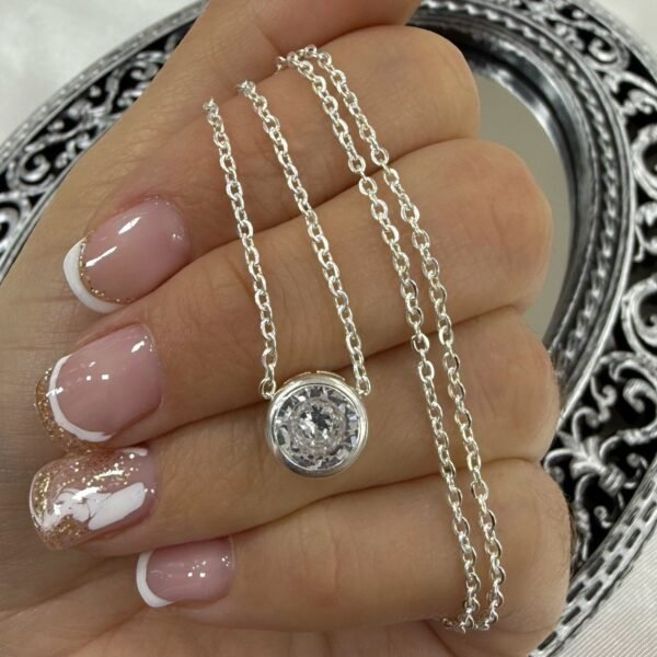 a conjunto abi 4 con cadena acero blanco de regalo
