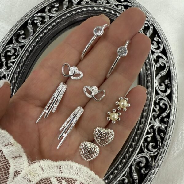0a kit x 5 pares aros riu 8
