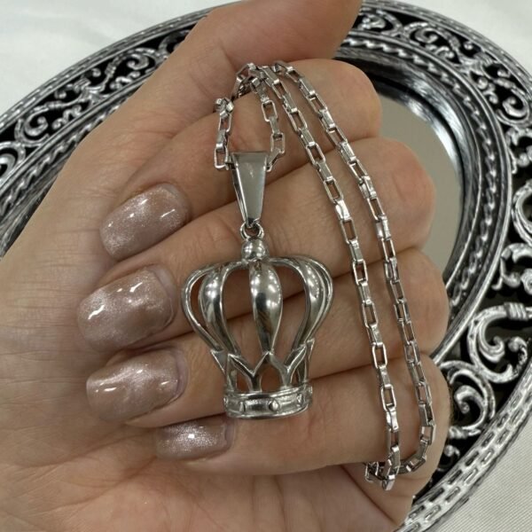 D conjunto corona 3d con cadena forcet a.q