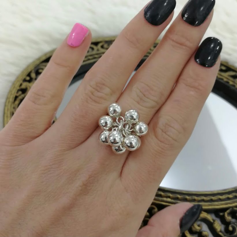 Anillo Ramillete Bolitas Med