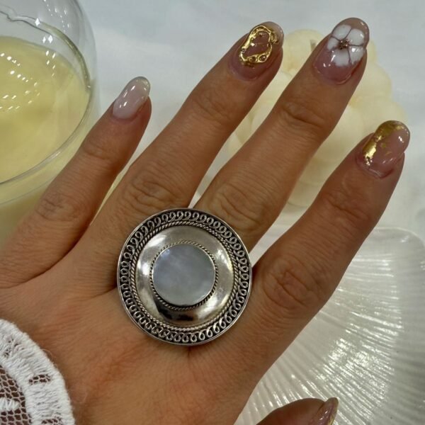 anillo piedra  hindu 6