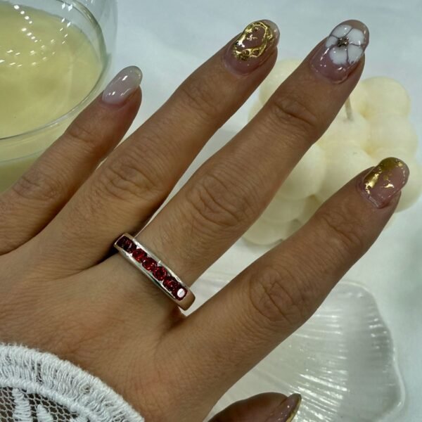 Anillo cubic diseño 3