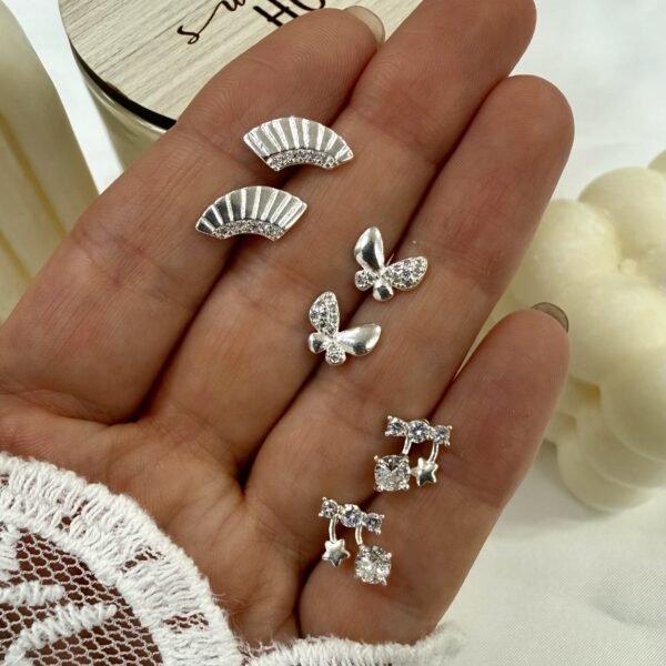 a a kit x 3 pares pasantes microzirconia mod 6