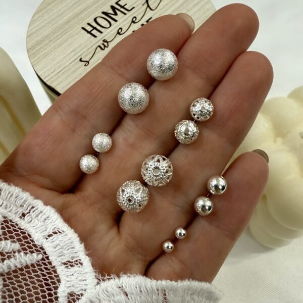 a a blister x 6 pares pasantes bolitas OFERTA (ENCARTONADOS)