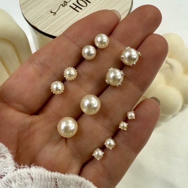 a a blister x 6 pares pasantes perlas OFERTA (ENCARTONADOS)