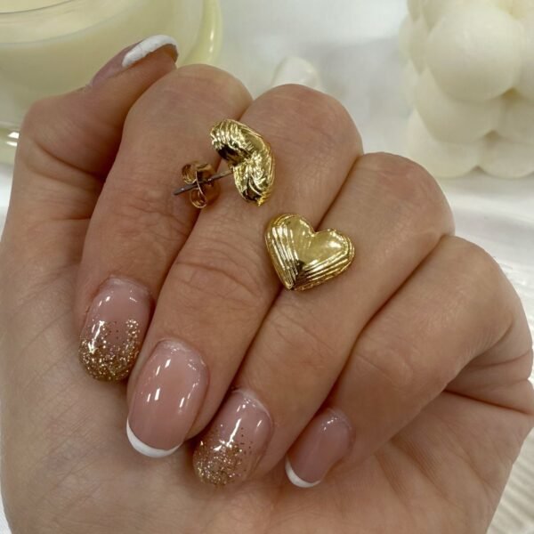 aros a pasantes dorado 18