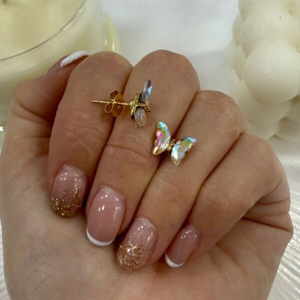 aros a pasantes dorado 17