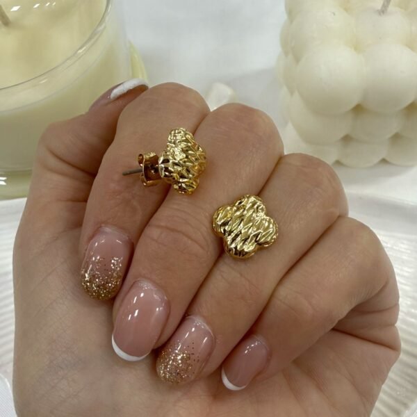 aros a pasantes dorado 13 grande