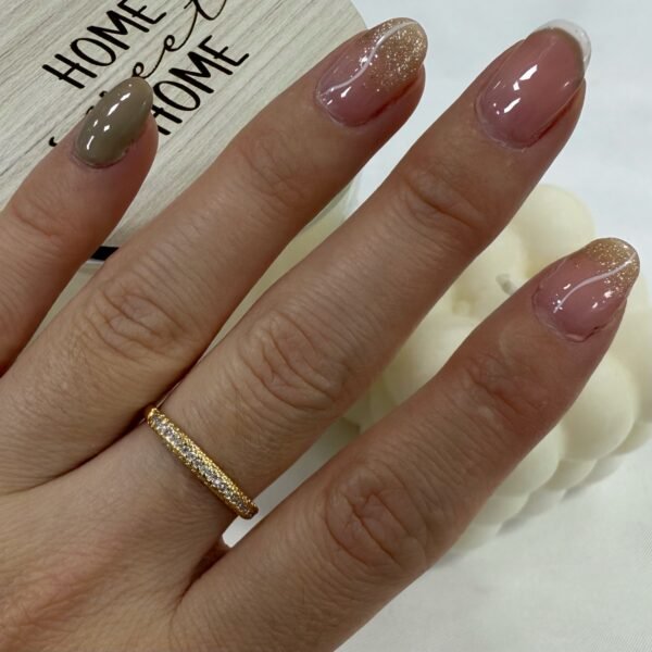 anillo a dorado Baño oro rose 20