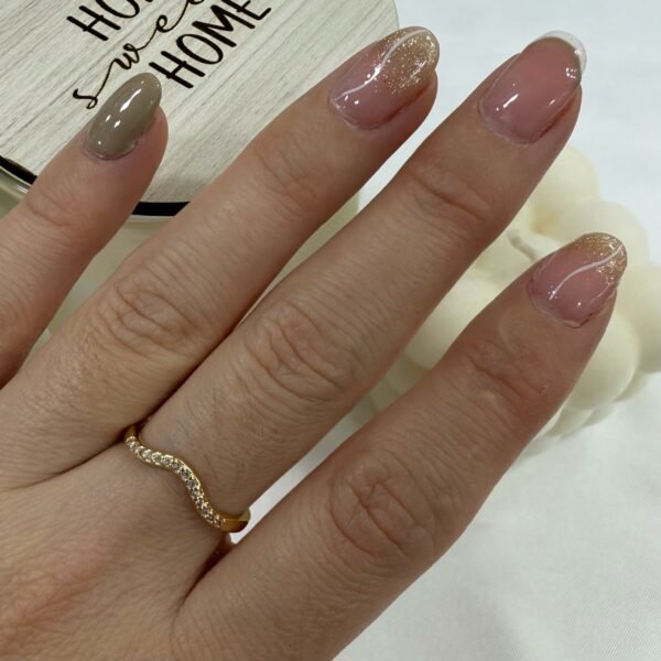 anillo a dorado Baño oro rose 9