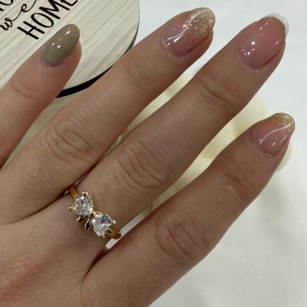 anillo a dorado Baño oro rose 28