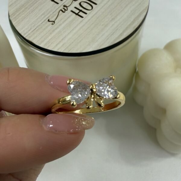 Alternative view of anillo a dorado Baño oro rose 28