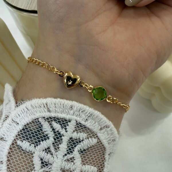 pulsera a dorada 10 Baño oro rose