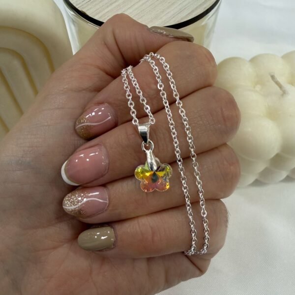 a conjunto abi 18 con cadena acero blanco de regalo