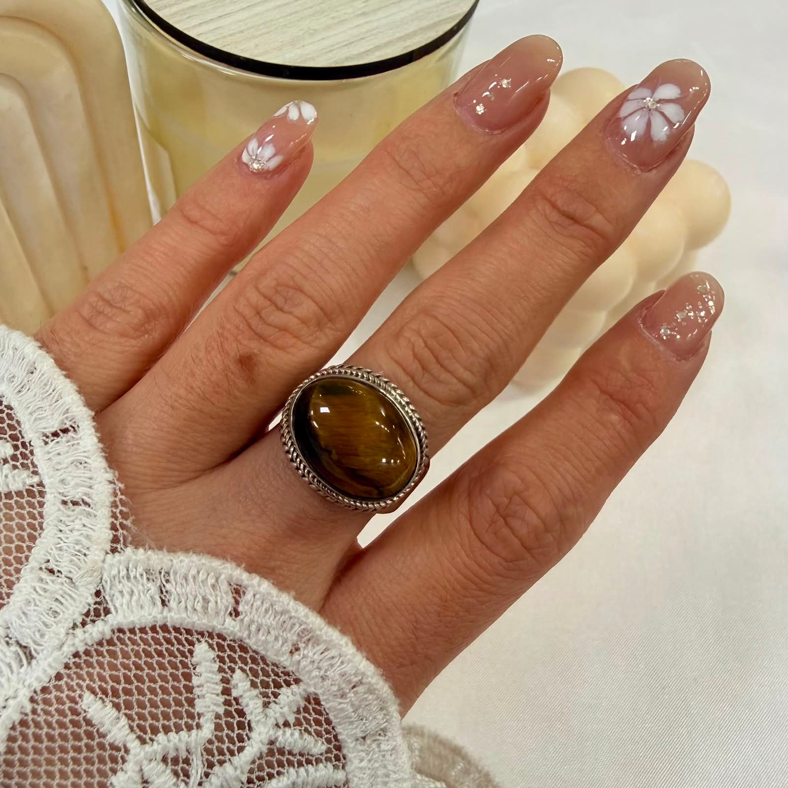 anillo piedra hindu ojo de tigre 4