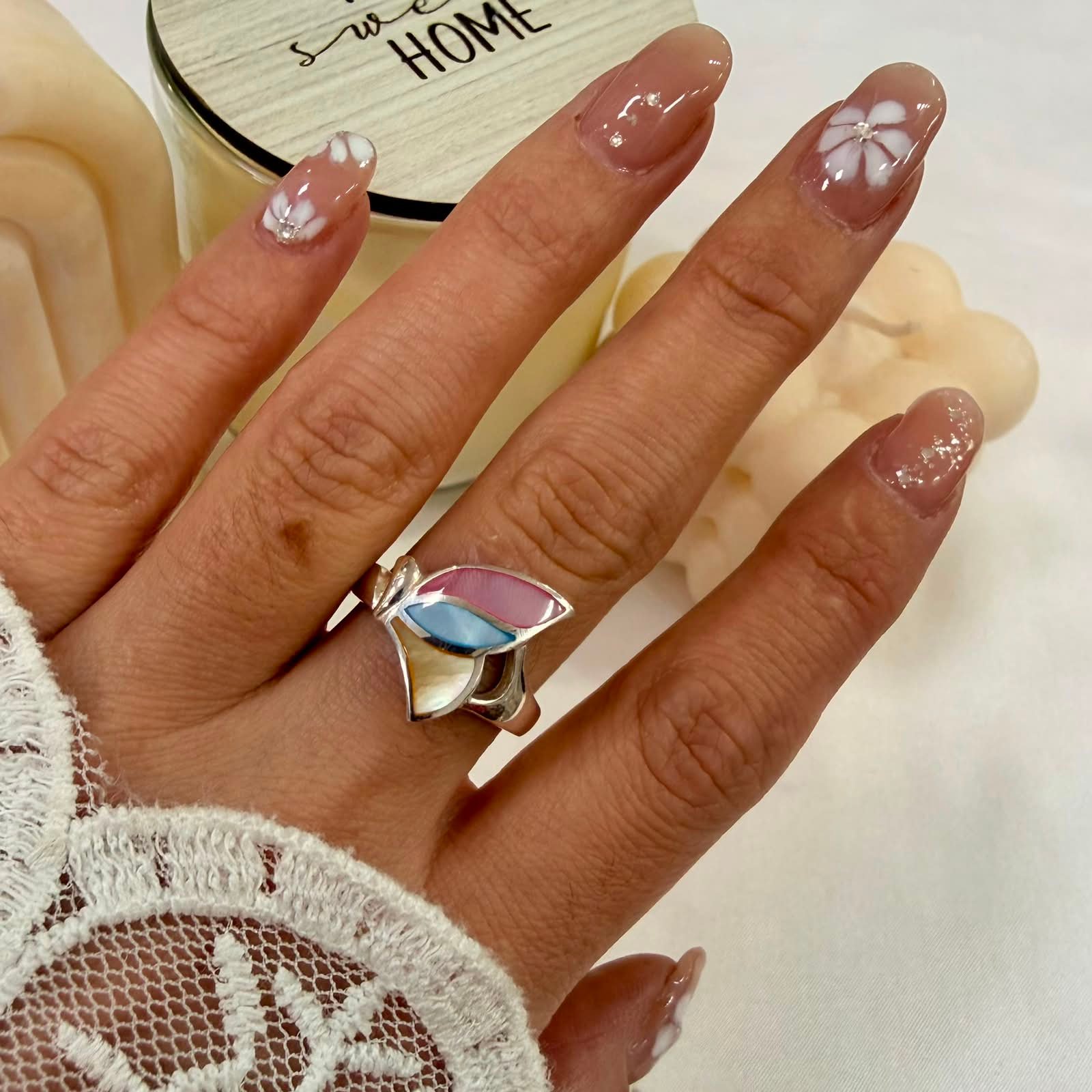 Anillo nacar rufi