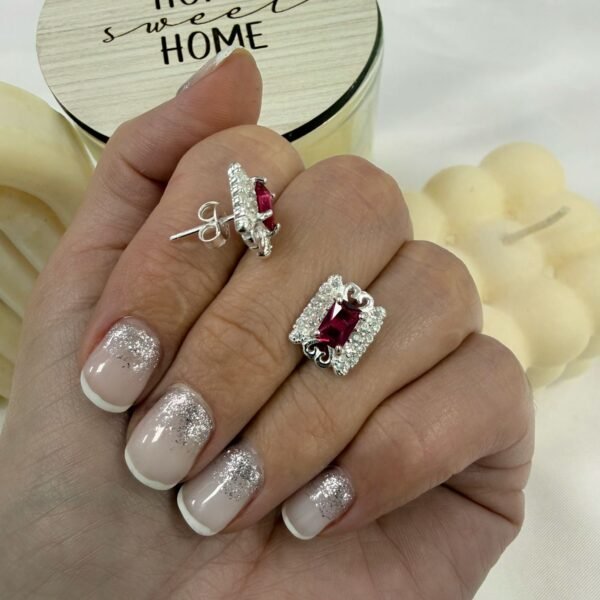 Aros pasantes cubic rubi mod 13