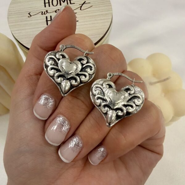 argollas infladas corazones