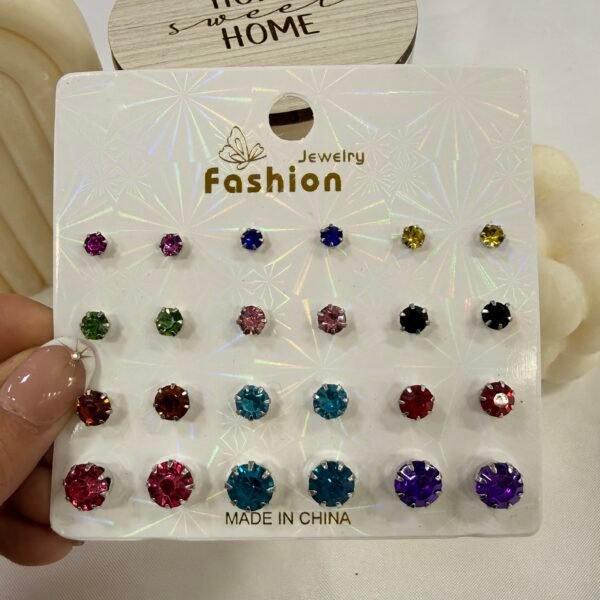 blister cubic mediano a grande colores x 12 pares