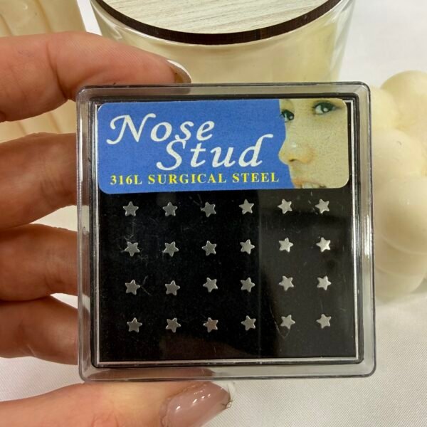 a piercing para nariz estrellita x 24 unidades