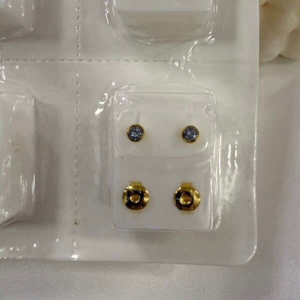 Alternative view of blister abridores dorados x12 pares cubic