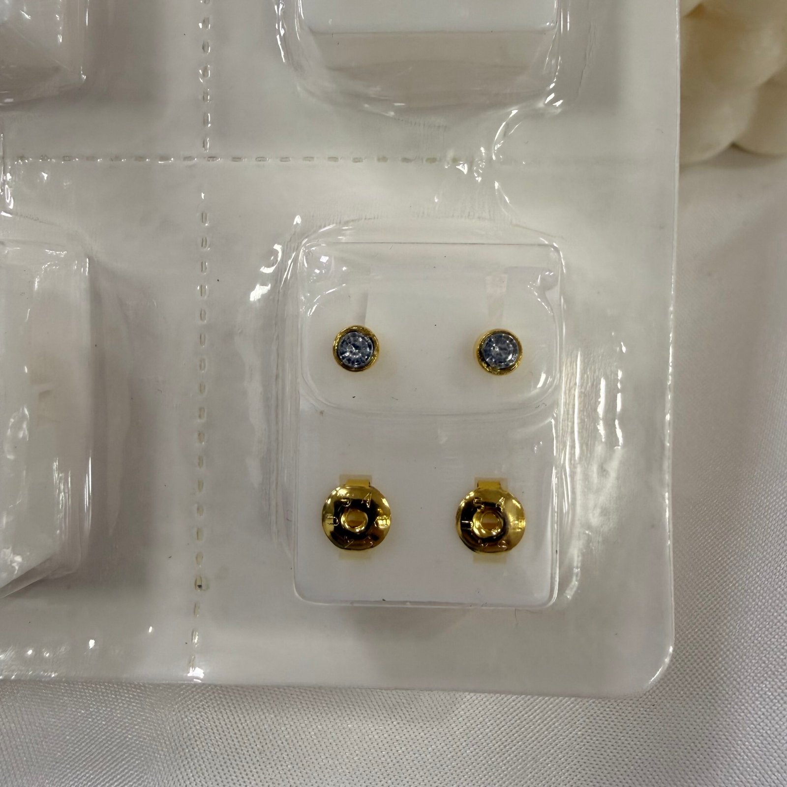 blister abridores dorados x12 pares cubic - Image 2