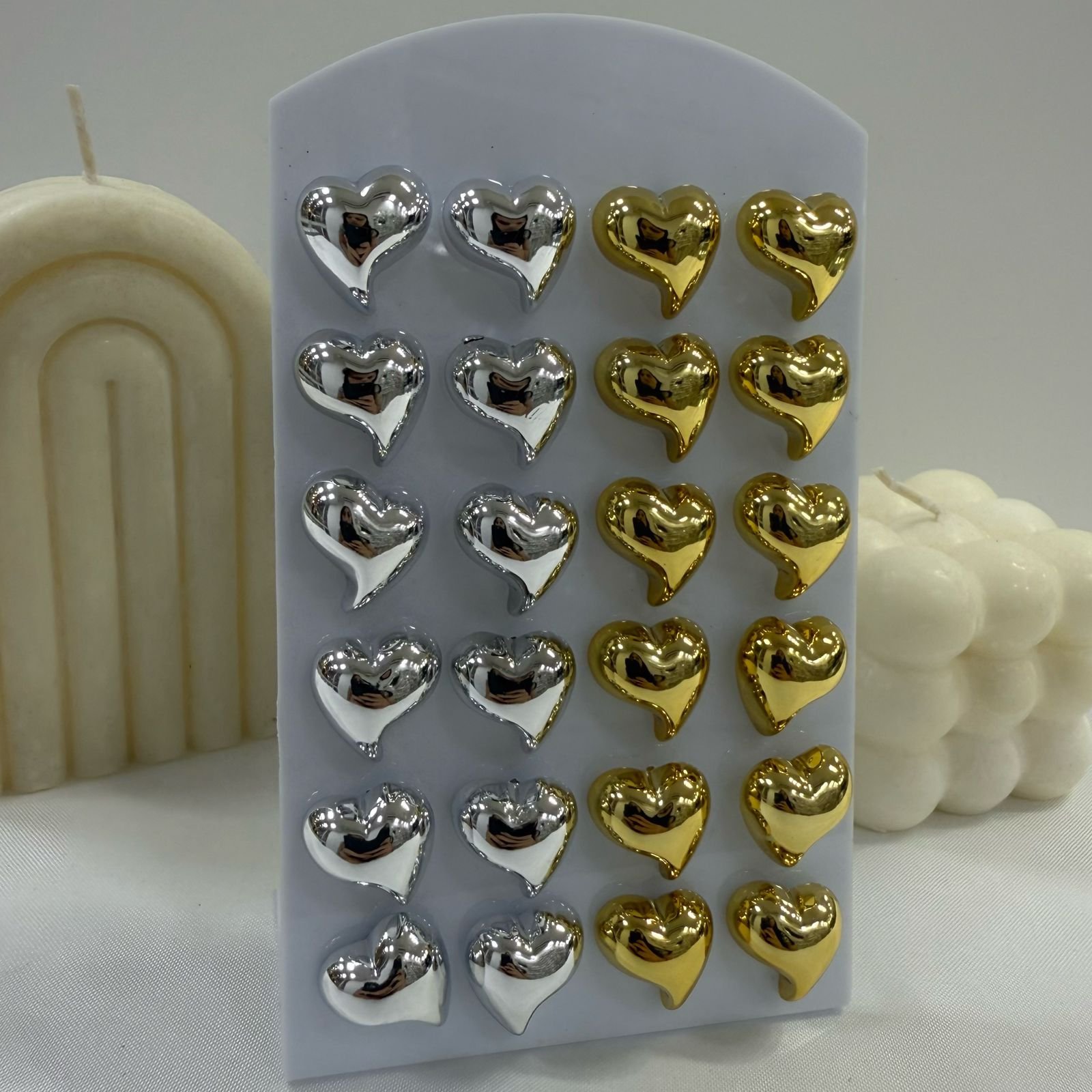 0a blister x 12 pares modelo corazon inflado 3 ($900 x par)